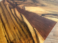 Live edge acacia wood desk