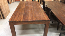 Reclaimed teak wood dining table 83"