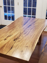 Live edge acacia wood dining table
