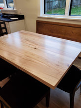Maple wood dining table