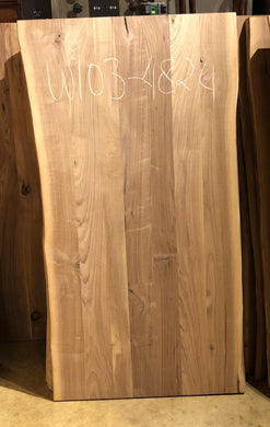 DIY Live Edge Table Top Slab – Unfinished Hardwood for Custom Furniture w103-4824 48