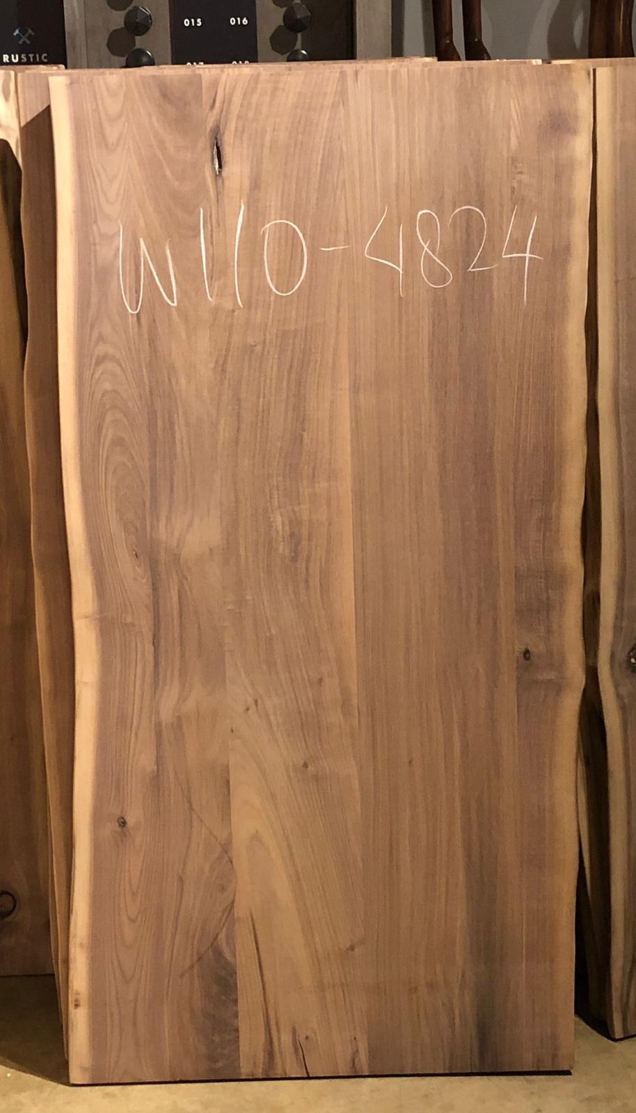 w110-4824 Live edge walnut wood 48x24