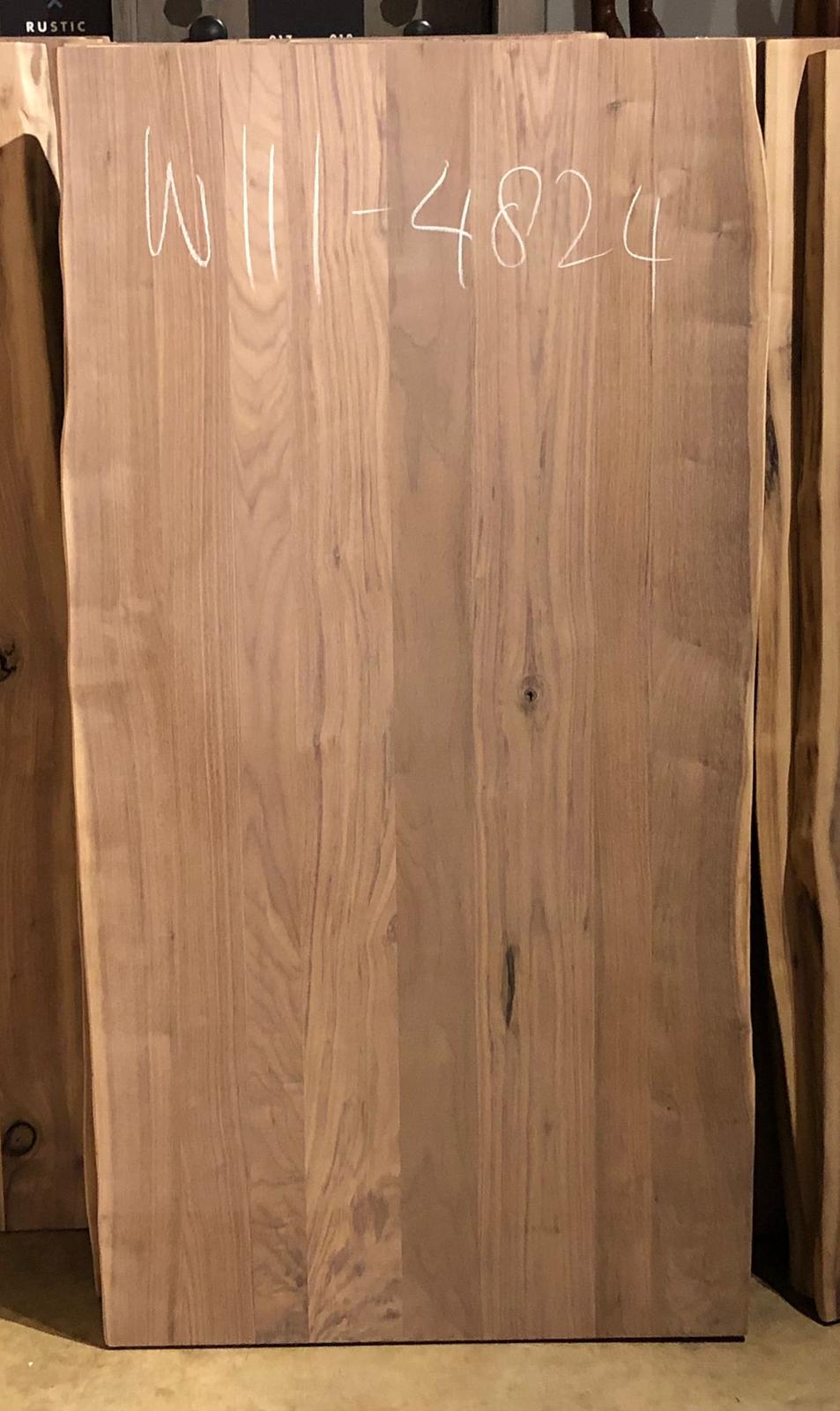 w111-4824 Live edge walnut wood 48x24