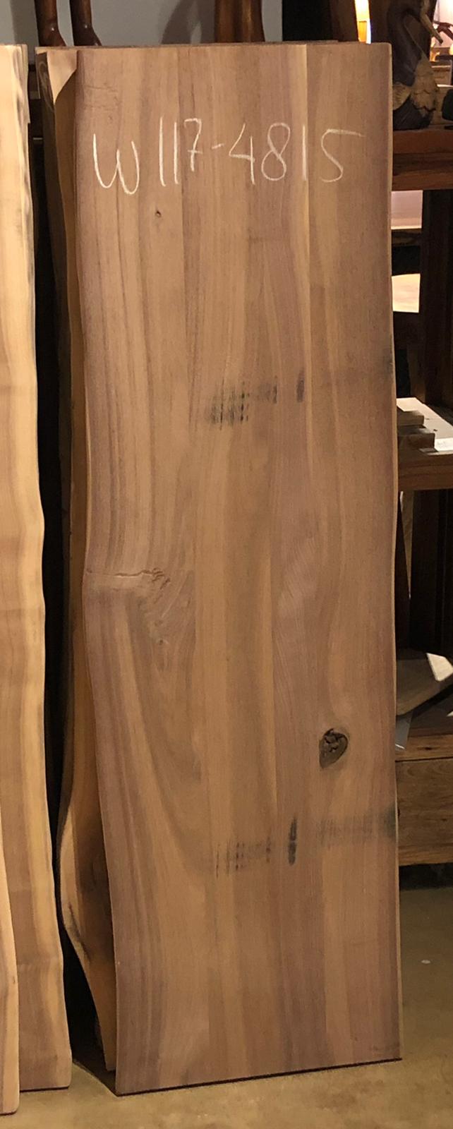 w117-4815 Live edge walnut wood 48x15