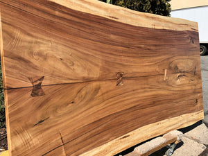 FA5-7944 Bookmatch Live Edge Acacia Wood Slab Table Top