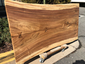 FA5-7944 Bookmatch Live Edge Acacia Wood Slab Table Top