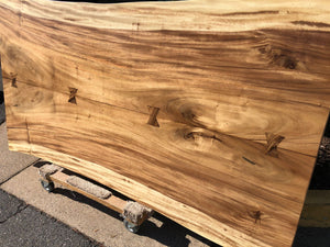 FA5-7944 Bookmatch Live Edge Acacia Wood Slab Table Top