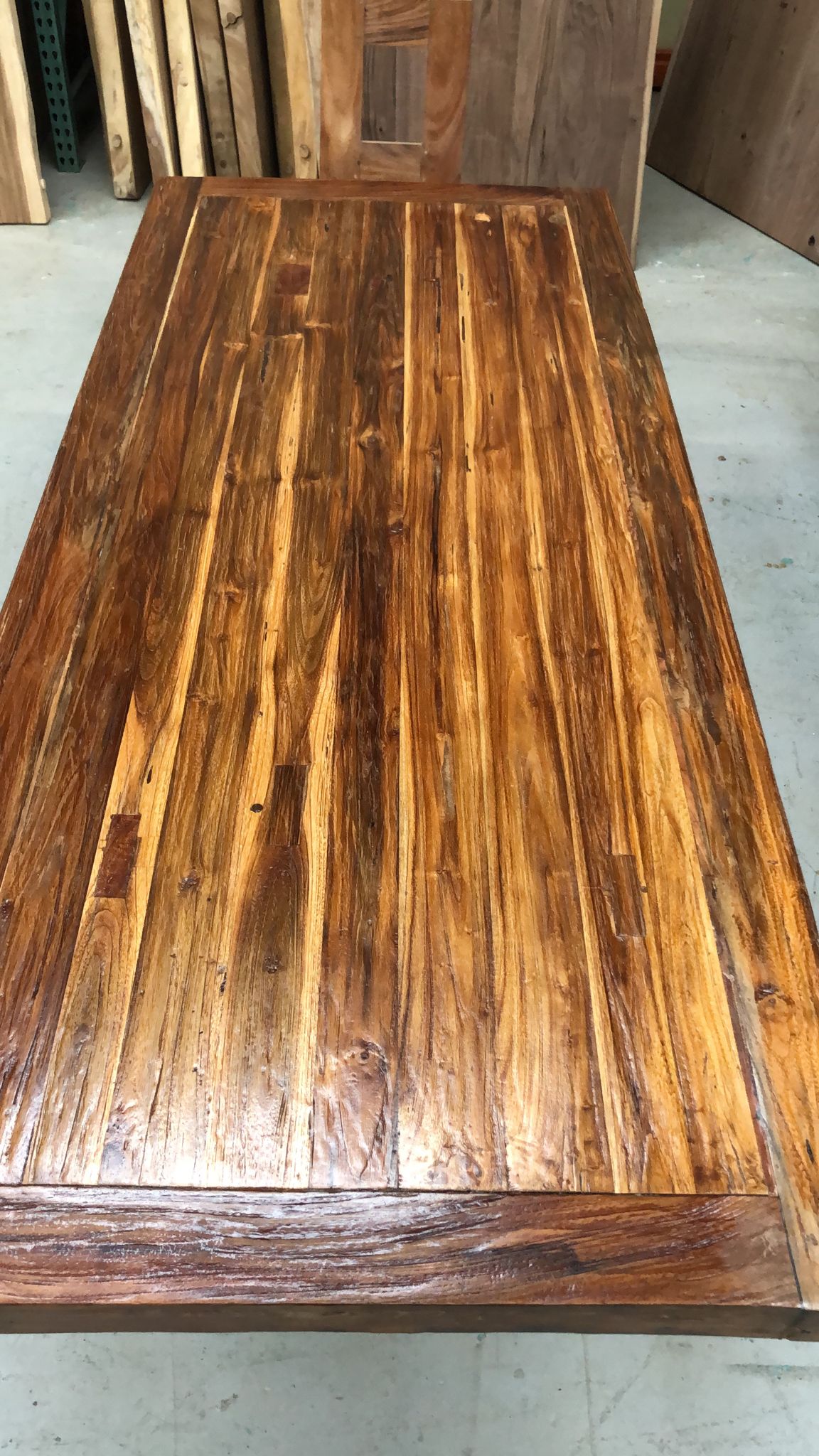 Barnwood Table Top - Viking Log Furniture