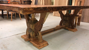 Reclaimed Teak Viking DT with Arch Legs 95" x 40"