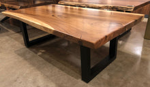 Live edge acacia wood coffee table for modern contemporary living