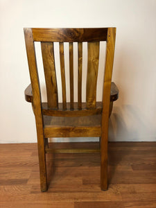 Whu Dining Arm Chair with Finishing