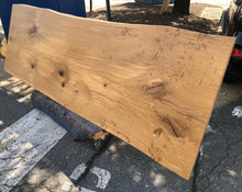White oak 114”x37-38x1.75 one piece slab