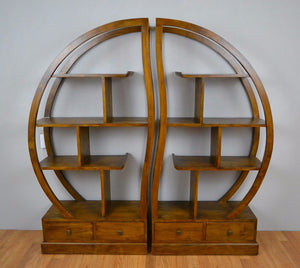 Teak Wood Bookshelves