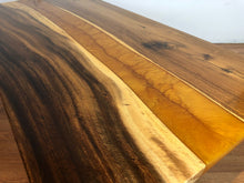 Acacia wood with amber gold epoxy river coffee table