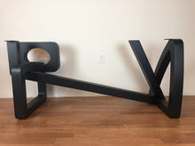 Stylish metal frame for dining table – base only