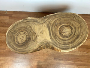 AS02 Live edge acacia wood crosscut slab 44" x 22"
