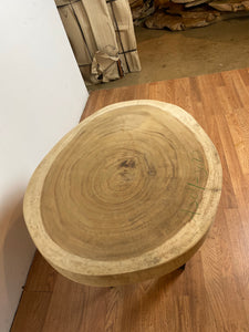 AS04 Live edge acacia wood crosscut slab 30" x 25"