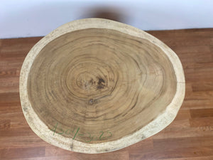AS04 Live edge acacia wood crosscut slab 30" x 25"