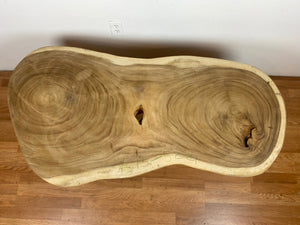 AS15-5221 Live edge acacia wood crosscut slab