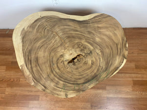 AS19 Live edge acacia wood crosscut slab 38" x 28"