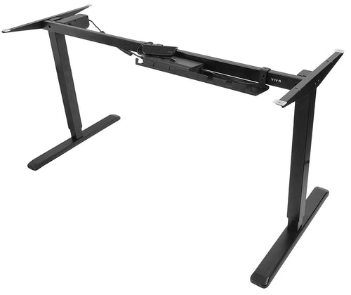 Adjustable-height metal table base, electric system