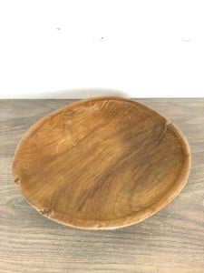 Teak bowl freeform live edge