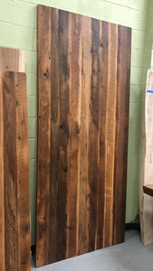 BW2 Barnwood reclaimed oak wood dining table top 96" x 42"