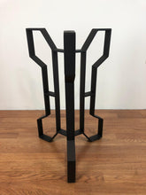 Butterfly metal accent table base