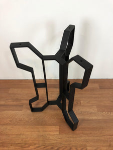 Butterfly metal accent table base