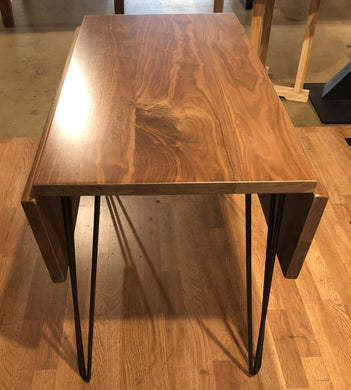 Walnut drop leaf dining table