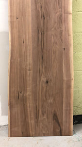 F11-9725 Live edge walnut wood 97" x 25"