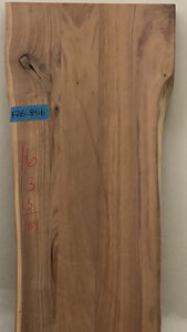 F26-8416 Live edge walnut wood 84" x 16"