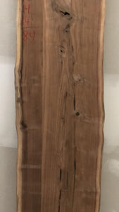 F28-8416 Live edge walnut wood 84" x 16"