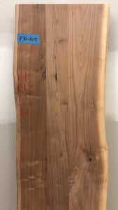 F30-6115 Live edge walnut wood 61" x 15"