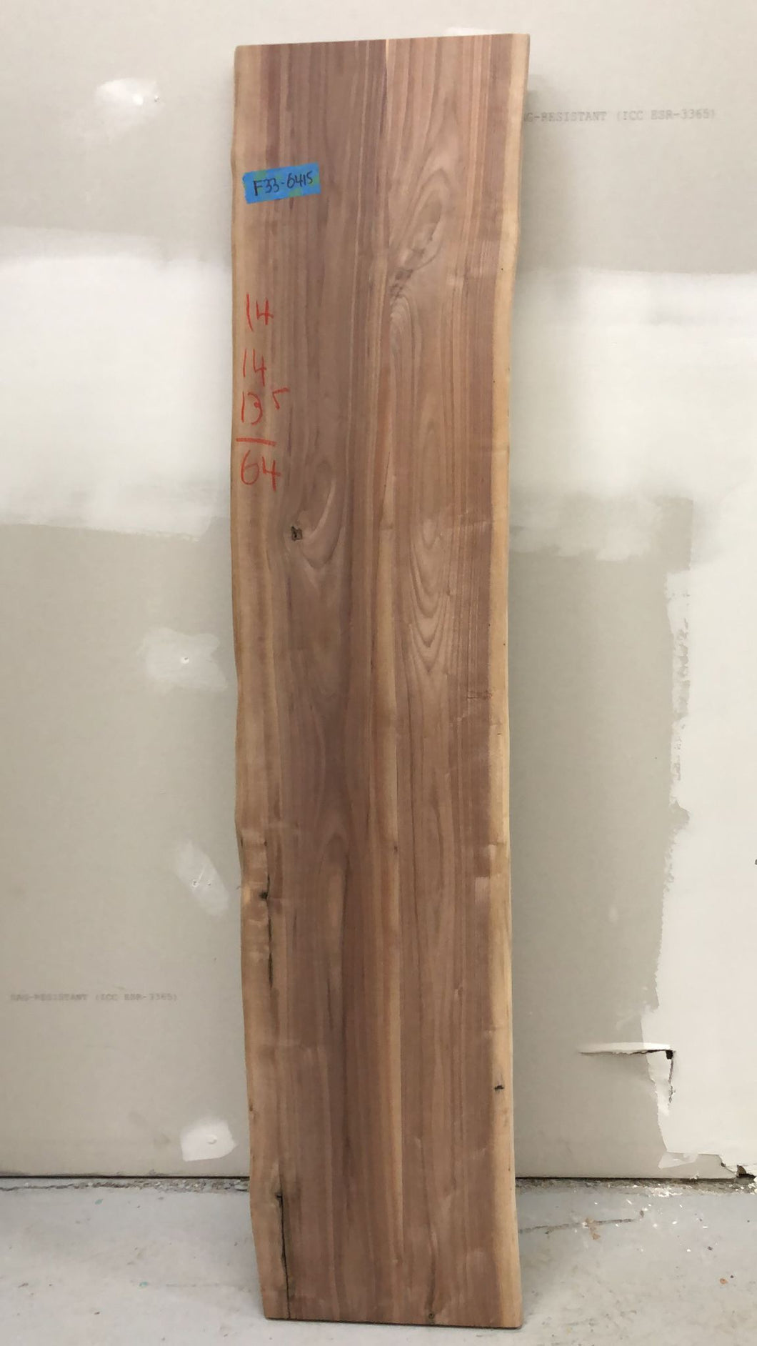 F33-6415 Live edge walnut wood 64