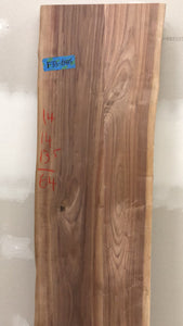 F33-6415 Live edge walnut wood 64"x15"