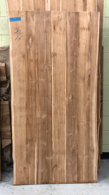 Rustic Live Edge Wood Table Top – Unfinished or Custom Finished FT1-7236 72