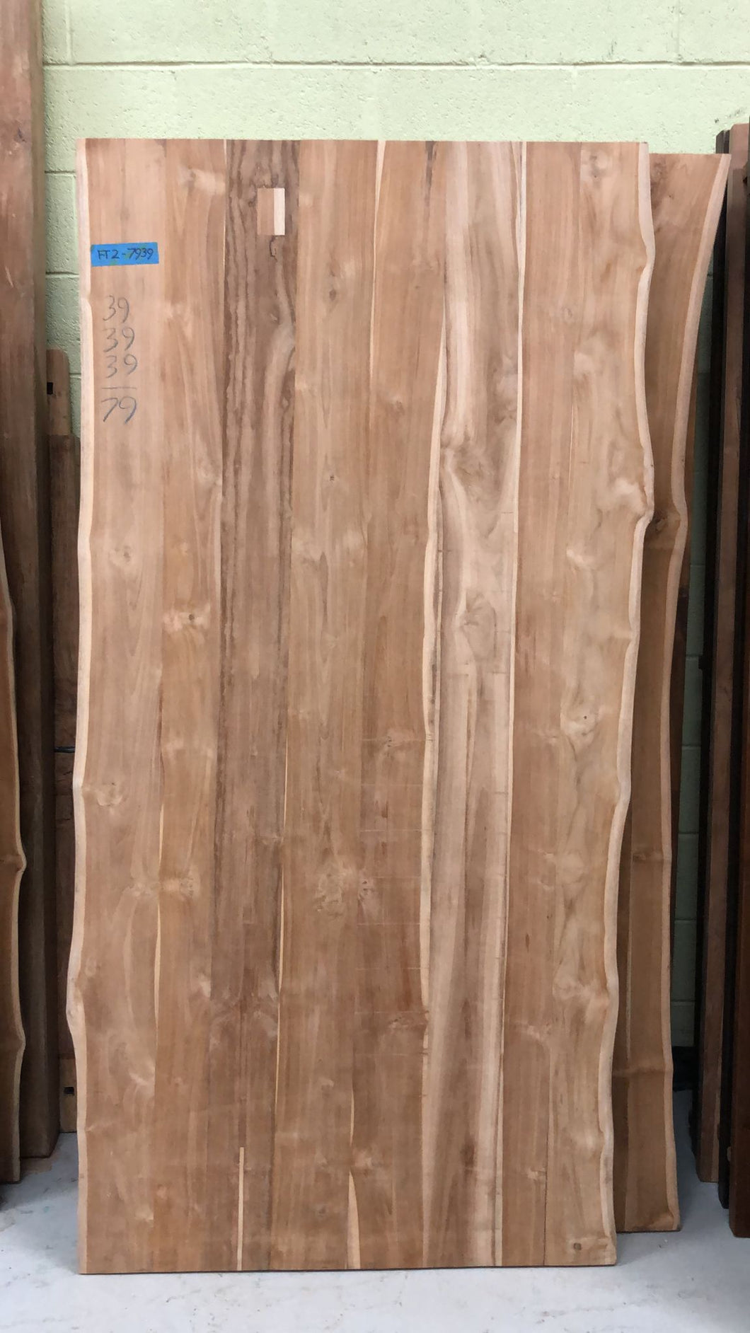 FT2-7939 Live edge teak wood table top