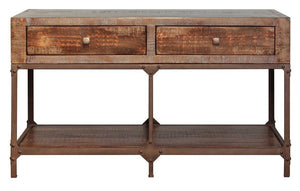 Urban industrial console table
