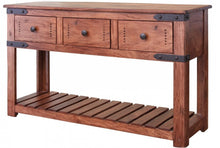 Modern industrial console three-drawer