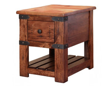 Modern industrial side table 20 x 24
