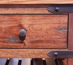 Modern industrial console three-drawer