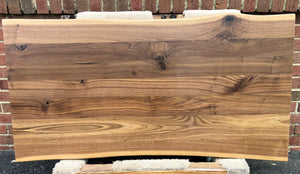 live edge walnut coffee table