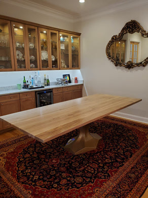 Maple wood dining table