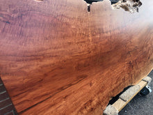 Rustic solid one piece live edge longan wood slab 79"