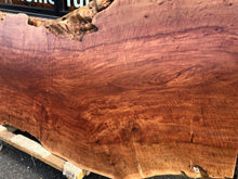Rustic solid one piece live edge longan wood slab 79"
