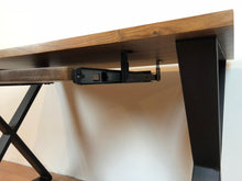 Walnut desk with keyboard tray