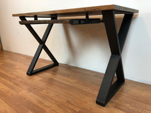 Walnut desk with keyboard tray