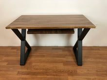 Walnut desk with keyboard tray