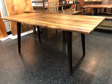Live edge sheesham dining table